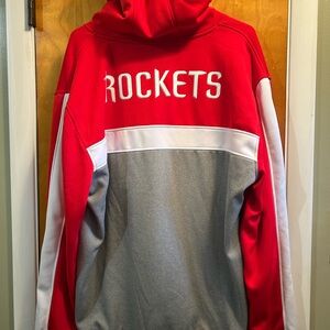 Red and Gray Houston Rockets zip up